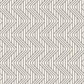 Vector seamless geometric pattern. Modern zigzag texture. Linear graphic design.
