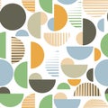 Vector Seamless Geometric Pattern Royalty Free Stock Photo