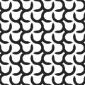 Vector seamless geometric pattern. Simple graphic design - abstract endless monochrome background.