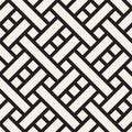 Vector seamless geometric pattern. Stylish abstract background. Repeating interwoven lines design. Royalty Free Stock Photo