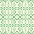 Vector seamless geometrical tribal look pattern.