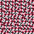 Vector seamless glitch pattern with bold geometric shapes Royalty Free Stock Photo