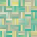 Vector Seamless Gradient Mesh Square Blocks Pavement in Shades of Turquoise and Yellow