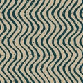 Vector Seamless Green Grey Color Hand Drawn Wavy Distorted Lines Retro Pattern Royalty Free Stock Photo