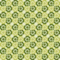 Vector seamless green pattern