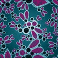 Vector Seamless grunge floral pattern Royalty Free Stock Photo