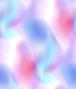 Vector seamless holographic retro pattern in neon colors. Blurred gasoline texture
