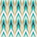 Vector seamless ikat ethnic pattern