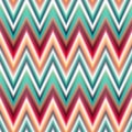 Vector seamless ikat ethnic pattern