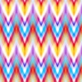 Vector seamless ikat ethnic pattern