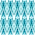 Vector seamless ikat ethnic pattern