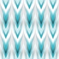 Vector seamless ikat ethnic pattern