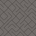 Vector Seamless Irregular Maze Lines Geometric Pattern