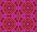 Vector seamless kaleidoscope pattern