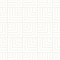 Vector seamless subtle lattice pattern. Modern stylish texture with monochrome trellis. Repeating geometric grid. Simple design ba Royalty Free Stock Photo