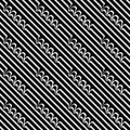 Vector seamless lines black and white. abstract background wallpaper. vector illustration.