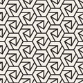 Vector seamless lines pattern. Modern stylish abstract texture. Repeating geometric tiles with stripe elements