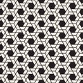 Vector seamless lines mosaic pattern. Modern stylish abstract texture. Repeating geometric tiles