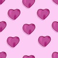 Vector Seamless Love Pattern Royalty Free Stock Photo