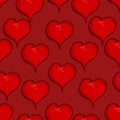 Vector Seamless Love Pattern Royalty Free Stock Photo