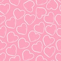 Vector Seamless Love Pattern Royalty Free Stock Photo