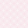 Vector seamless mesh pattern. Subtle pink and white minimal geometric texture