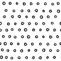 Vector seamless minimalist ink rings abstract pattern