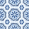 Vector seamless Moroccan mosaic pattern