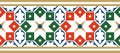 Vector seamless national colored ornament of ancient Persia.