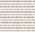 Vector seamless ornamental squares abstract pattern Royalty Free Stock Photo