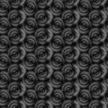 Seamless pattern, abstract background. Wall of circular objects, something sticking out. Grayscale.