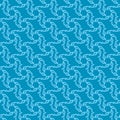 Vector seamless pattern of abstract abstract blue lines