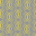 Vector seamless pattern, art deco style, colors 2021, ultimate grey, illuminating grey. Diamond shape, regular.