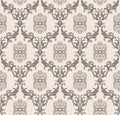 Vector seamless pattern with art ornament for Royalty Free Stock Photo