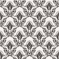 Vector seamless pattern with art ornament for Royalty Free Stock Photo