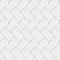 Vector seamless pattern. Background wavy line. Modern waves texture. Intricate pipple curly stripe. Repeating soft lines. Contempo