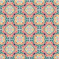 Vector seamless pattern, based on traditional wall and floor til