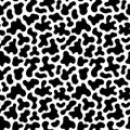 Vector seamless pattern, black camouflage spots Royalty Free Stock Photo