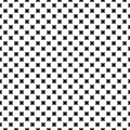Vector seamless pattern, black crosses Royalty Free Stock Photo