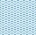 Vector seamless pattern of blue flat knitted cloth