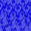 Vector of a seamless pattern of Blue leaves