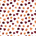 Vector seamless pattern with chocolate candies Royalty Free Stock Photo