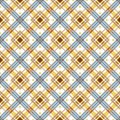 Vector seamless pattern. Classic stylish texture. Repeating geometric tiles with dotted rhombus. Mens fashion textile