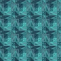 Vector seamless pattern. Consists of geometric elements.The elements have a triangular shape and different color. Royalty Free Stock Photo