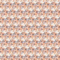 Vector seamless pattern. Consists of geometric elements.The elements have a triangular shape and different color. Royalty Free Stock Photo