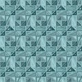 Vector seamless pattern. Consists of geometric elements.The elements have a triangular shape and different color. Royalty Free Stock Photo