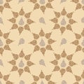 Vector seamless pattern with decorative pears. Royalty Free Stock Photo