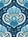 Vector seamless pattern for design template vintage ornate decor. Eastern style element. Luxury oriental decoration