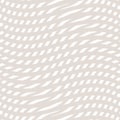 Vector seamless pattern with distorted grid, mesh. Subtle abstract background Royalty Free Stock Photo