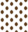 Vector seamless pattern of doodle sketch coconut